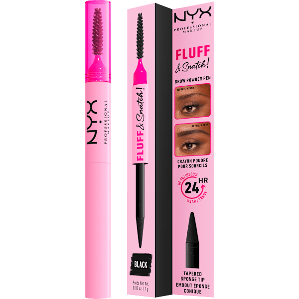 Augenbrauenstift Puder Fluff & Snatch 08 Schwarz NYX PROFESSIONAL MAKEUP