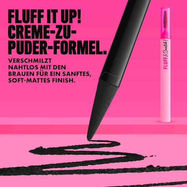 Augenbrauenstift Puder Fluff & Snatch 08 Schwarz NYX PROFESSIONAL MAKEUP