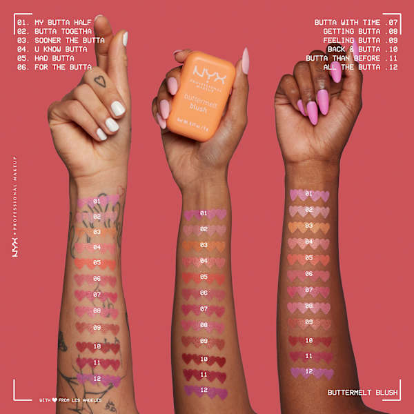 Blush Buttermelt 02 Butta Together NYX PROFESSIONAL MAKEUP