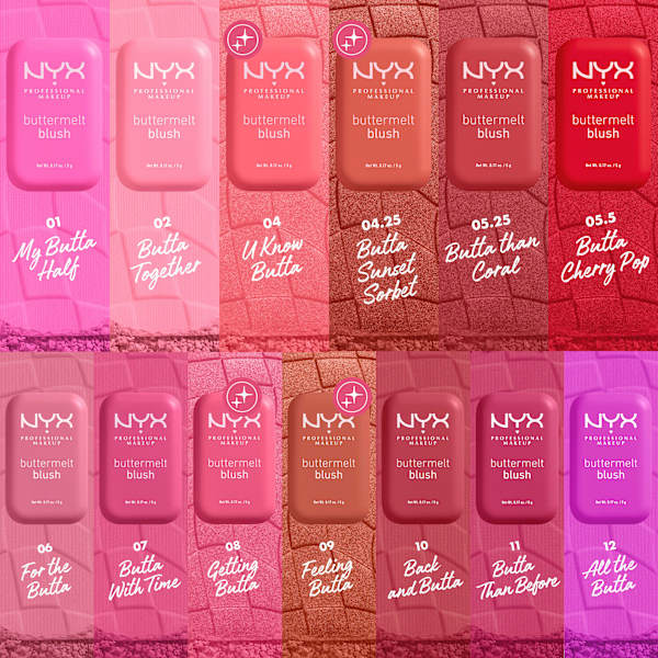 Blush Buttermelt 04.25 Butta Sunset Sorbet NYX PROFESSIONAL MAKEUP
