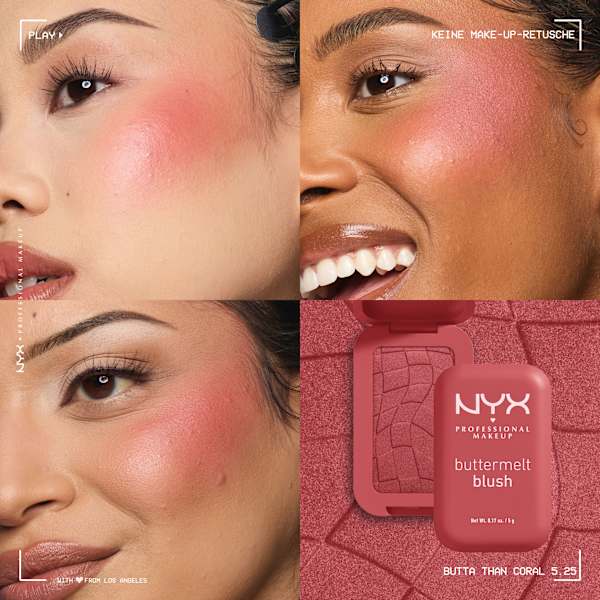 Blush Buttermelt 05.25 Butta Than Coral NYX PROFESSIONAL MAKEUP