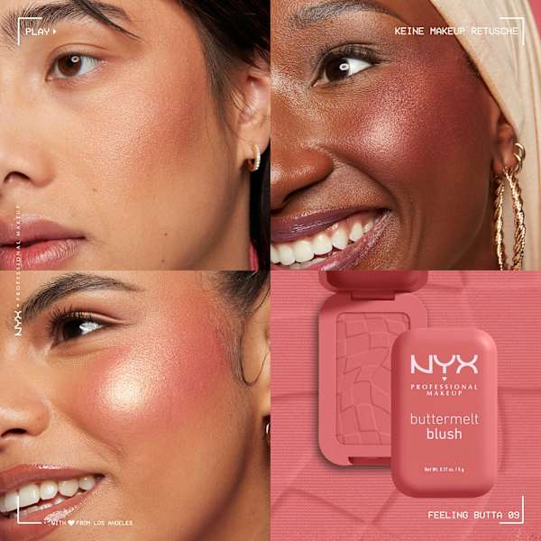 Blush Buttermelt 09 Feeling Butta NYX PROFESSIONAL MAKEUP