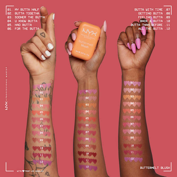 Blush Buttermelt 09 Feeling Butta NYX PROFESSIONAL MAKEUP