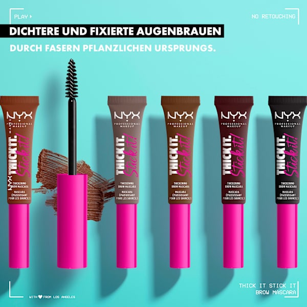 Brow Mascara Thick It Stick It 05 Ash Brown NYX PROFESSIONAL MAKEUP