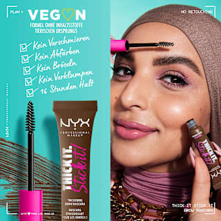 Brow Mascara Thick It Stick It 06 Brunette NYX PROFESSIONAL MAKEUP