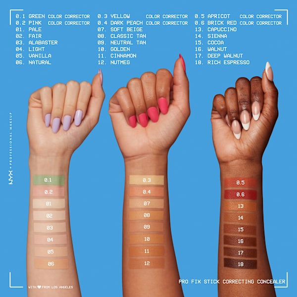 Concealer Pro Fix Stick Quick  0.3 Yellow NYX PROFESSIONAL MAKEUP