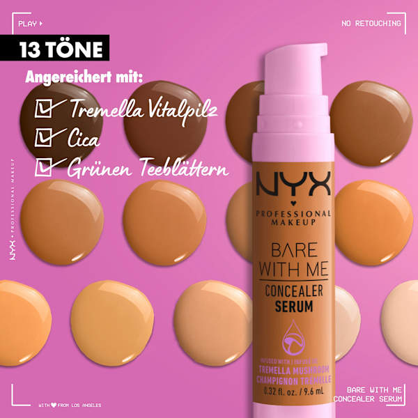 Concealer Serum Bare With Me 2.5 Medium Vanilla NYX PROFESSIONAL MAKEUP