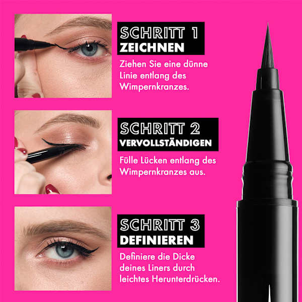 Eyeliner Epic Ink Liner 01 Black NYX PROFESSIONAL MAKEUP