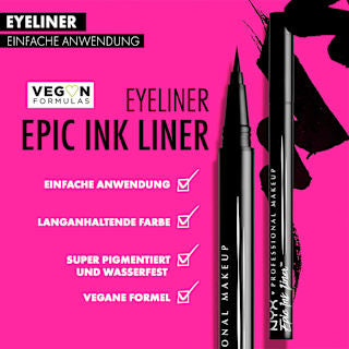 Eyeliner Epic Ink Liner 01 Black NYX PROFESSIONAL MAKEUP