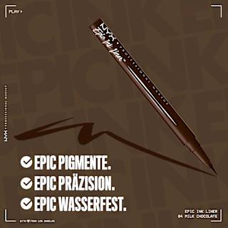 Eyeliner Epic Ink Liner 04 Milk Chocolate NYX PROFESSIONAL MAKEUP