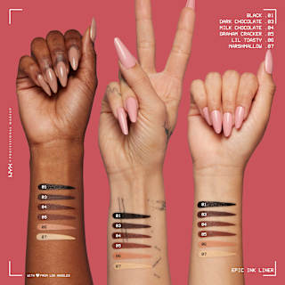 Eyeliner Epic Ink Liner 04 Milk Chocolate NYX PROFESSIONAL MAKEUP