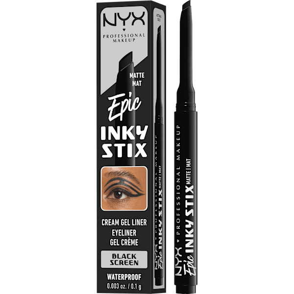 Eyeliner Epic Inky Stix Waterproof 01 Black Screen NYX PROFESSIONAL MAKEUP