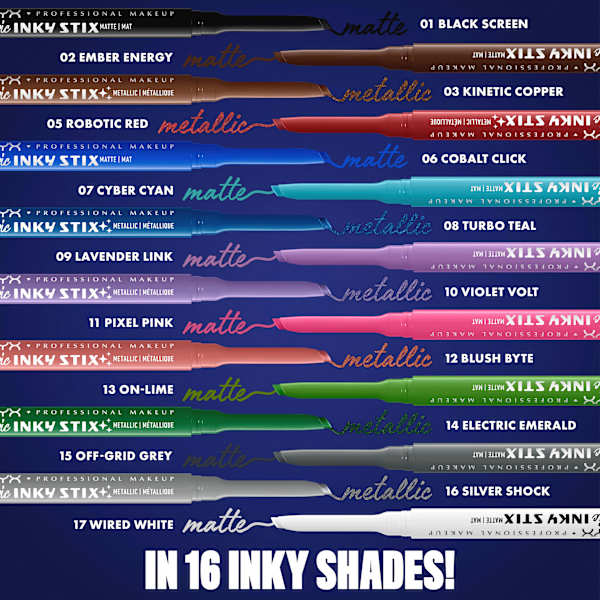 Eyeliner Epic Inky Stix Waterproof 01 Black Screen NYX PROFESSIONAL MAKEUP