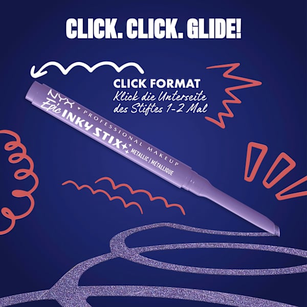 Eyeliner Epic Inky Stix Waterproof Violet 10 NYX PROFESSIONAL MAKEUP