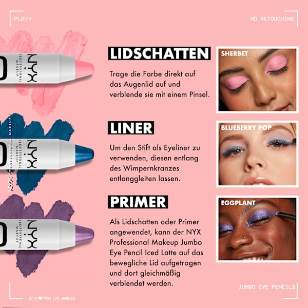 Eyeliner & Lidschatten Jumbo 34 Frosting NYX PROFESSIONAL MAKEUP