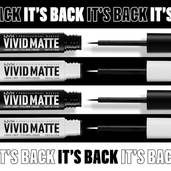 Eyeliner Vivid Matte 01 Black NYX PROFESSIONAL MAKEUP