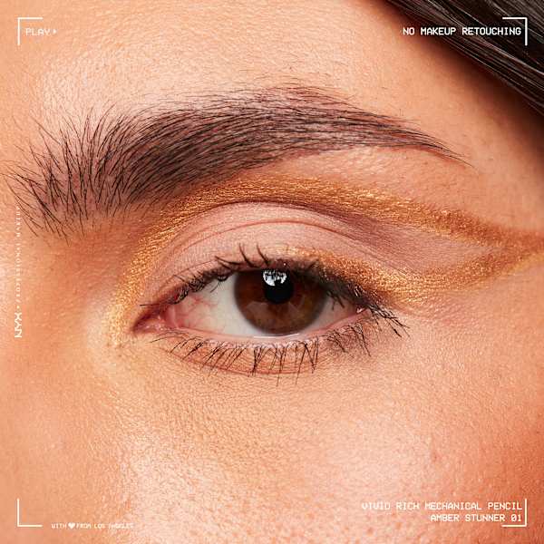 Eyeliner Vivid Rich Mechanical 01 Amber Stunner  NYX PROFESSIONAL MAKEUP