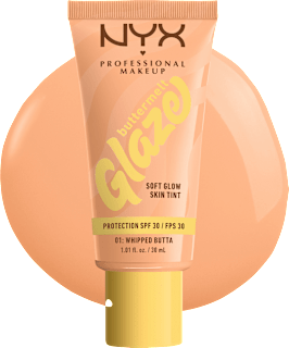 Foundation Buttermelt Glaze mit LSF 30, 01 Whipped Butta NYX PROFESSIONAL MAKEUP