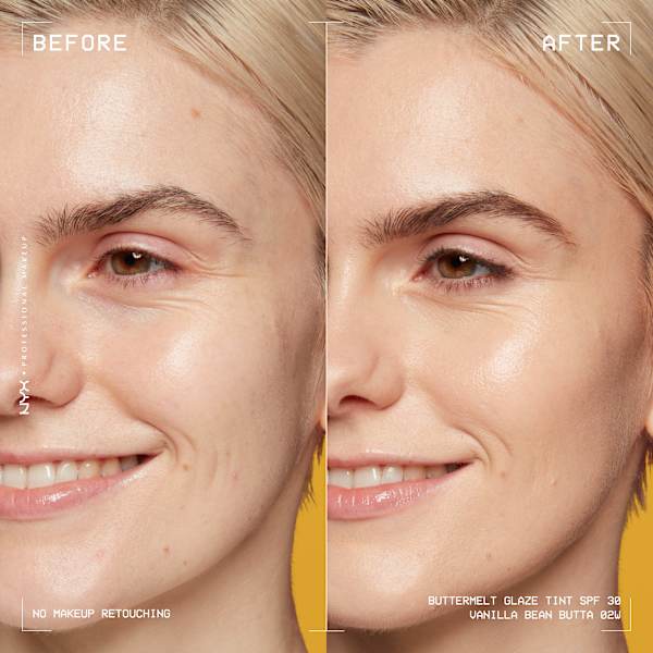 Foundation Buttermelt Glaze mit LSF 30, 02 Vanilla Bean Butta NYX PROFESSIONAL MAKEUP