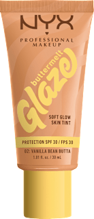 Foundation Buttermelt Glaze mit LSF 30, 02 Vanilla Bean Butta NYX PROFESSIONAL MAKEUP