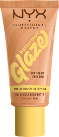 Foundation Buttermelt Glaze mit LSF 30, 02 Vanilla Bean Butta NYX PROFESSIONAL MAKEUP