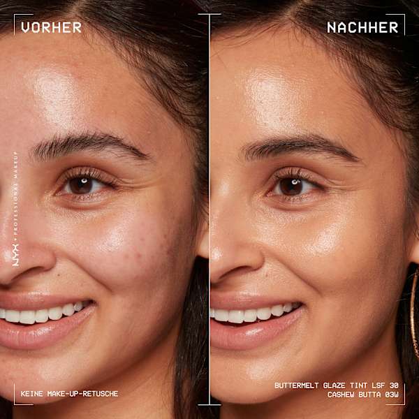 Foundation Buttermelt Glaze mit LSF 30, 03 Cashew Butta NYX PROFESSIONAL MAKEUP