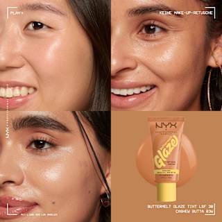 Foundation Buttermelt Glaze mit LSF 30, 03 Cashew Butta NYX PROFESSIONAL MAKEUP
