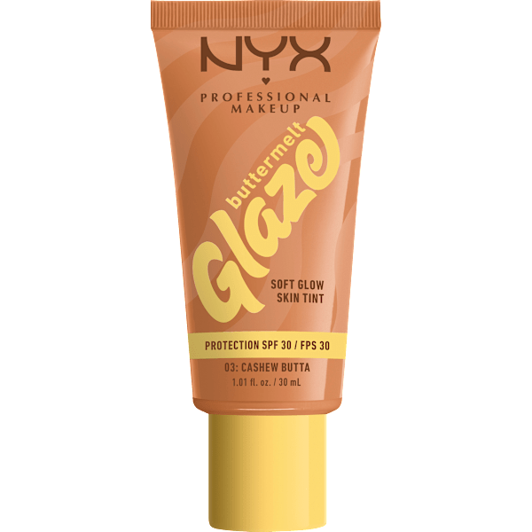 Foundation Buttermelt Glaze mit LSF 30, 03 Cashew Butta NYX PROFESSIONAL MAKEUP
