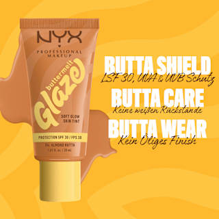 Foundation Buttermelt Glaze mit LSF 30, 04 Almond Butta NYX PROFESSIONAL MAKEUP