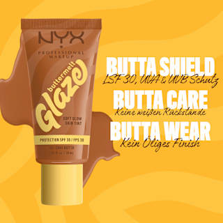Foundation Buttermelt Glaze mit LSF 30, 05 Chai Butta NYX PROFESSIONAL MAKEUP