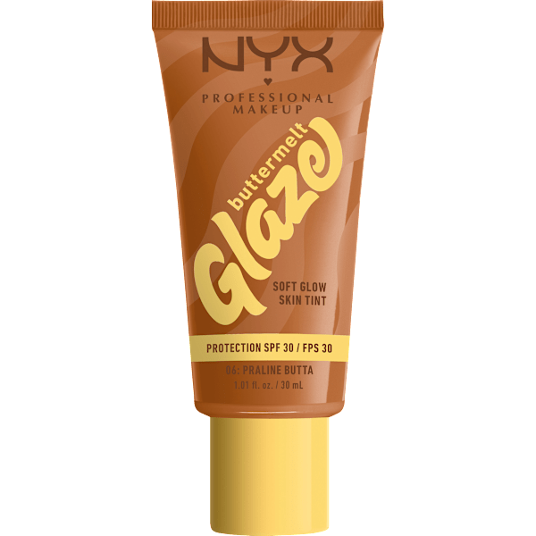 Foundation Buttermelt Glaze mit LSF 30, 06 Praline Butta NYX PROFESSIONAL MAKEUP