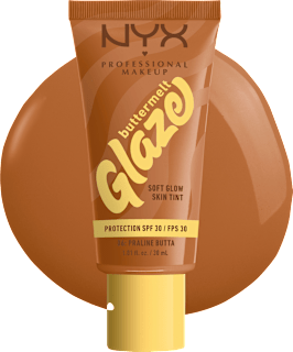 Foundation Buttermelt Glaze mit LSF 30, 06 Praline Butta NYX PROFESSIONAL MAKEUP