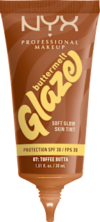 Foundation Buttermelt Glaze mit LSF 30, 07 Toffee Butta NYX PROFESSIONAL MAKEUP