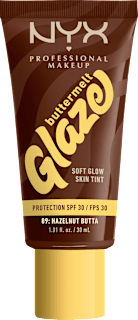 Foundation Buttermelt Glaze mit LSF 30, 09 Hazelnut Butta NYX PROFESSIONAL MAKEUP