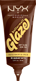 Foundation Buttermelt Glaze mit LSF 30, 09 Hazelnut Butta NYX PROFESSIONAL MAKEUP
