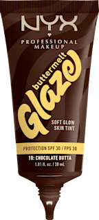 Foundation Buttermelt Glaze mit LSF 30, 10 Chocolate Butta NYX PROFESSIONAL MAKEUP
