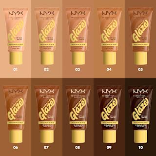 Foundation Buttermelt Glaze mit LSF 30, 10 Chocolate Butta NYX PROFESSIONAL MAKEUP