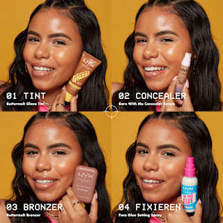 Foundation Buttermelt Glaze mit LSF 30, 10 Chocolate Butta NYX PROFESSIONAL MAKEUP