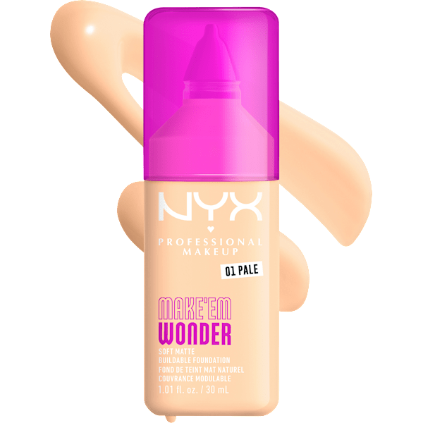 Foundation Make 'EM Wonder 01 Pale NYX PROFESSIONAL MAKEUP