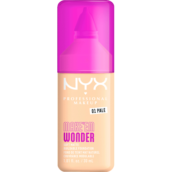 Foundation Make 'EM Wonder 01 Pale NYX PROFESSIONAL MAKEUP