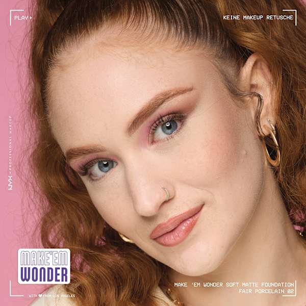 Foundation Make 'EM Wonder 02 Fair Pocelain NYX PROFESSIONAL MAKEUP