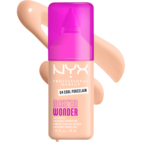 Foundation Make 'EM Wonder 04 Cool Porcelain NYX PROFESSIONAL MAKEUP