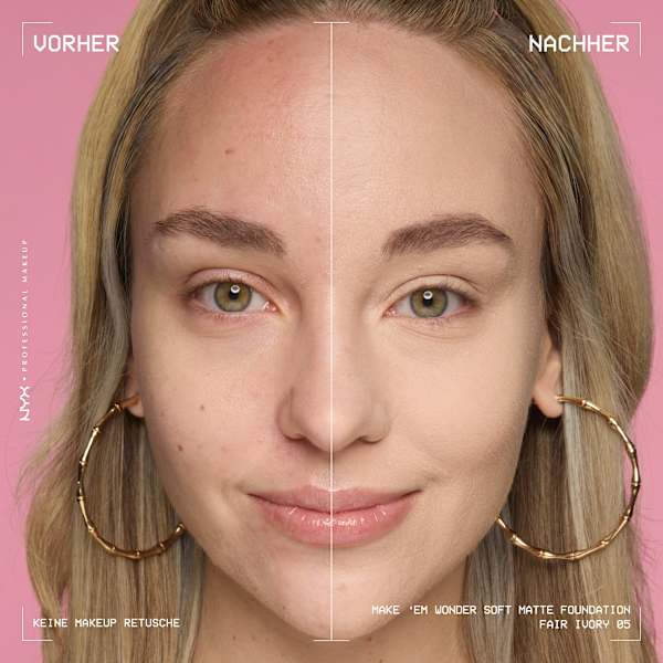 Foundation Make 'EM Wonder 05 Fair Ivory NYX PROFESSIONAL MAKEUP