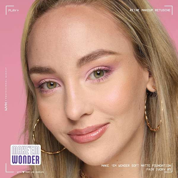 Foundation Make 'EM Wonder 05 Fair Ivory NYX PROFESSIONAL MAKEUP