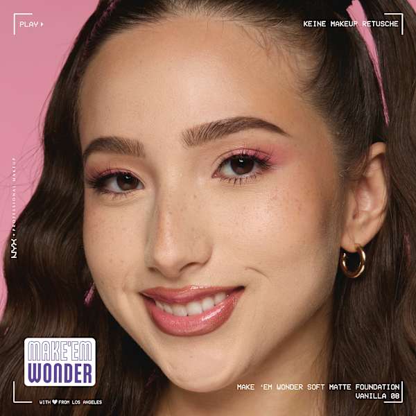 Foundation Make 'EM Wonder 08 Vanilla NYX PROFESSIONAL MAKEUP