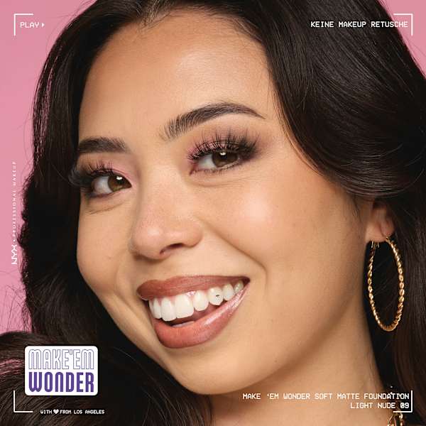 Foundation Make 'EM Wonder 09 Light Nude NYX PROFESSIONAL MAKEUP
