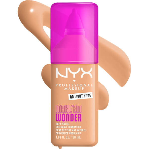 Foundation Make 'EM Wonder 09 Light Nude NYX PROFESSIONAL MAKEUP