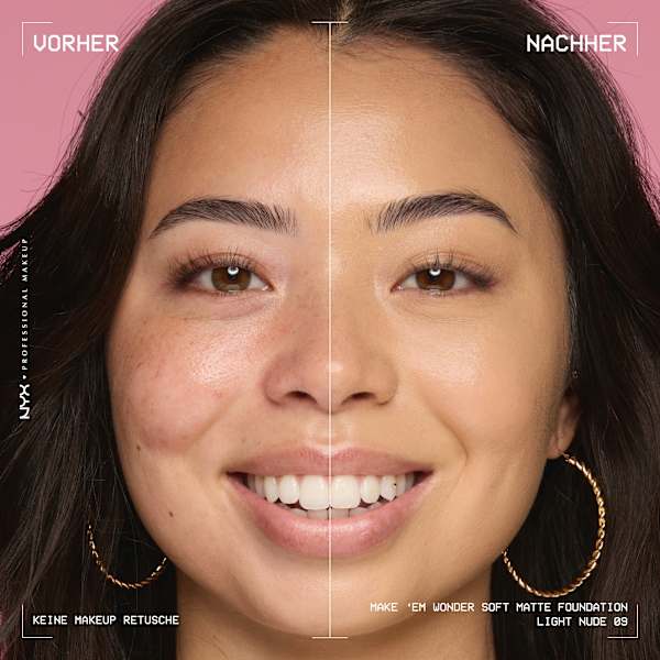 Foundation Make 'EM Wonder 09 Light Nude NYX PROFESSIONAL MAKEUP