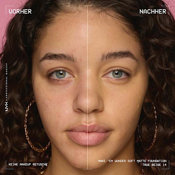 Foundation Make 'EM Wonder 14 True Beige NYX PROFESSIONAL MAKEUP