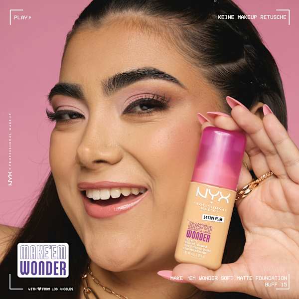 Foundation Make 'EM Wonder 15 NYX PROFESSIONAL MAKEUP